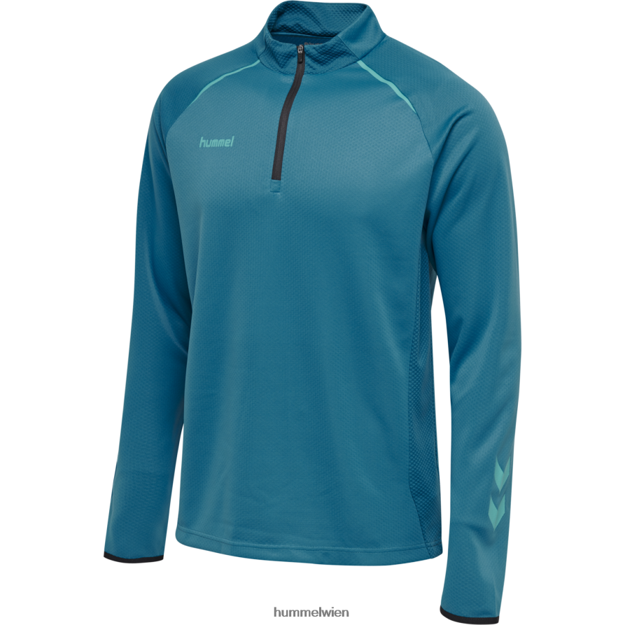 Hummel Männer hmlauthentic Pro Half Zip Sweat 2FT6X81433 „Half Zip Sweat“