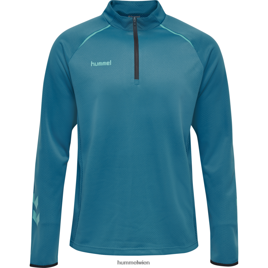 Hummel Männer hmlauthentic Pro Half Zip Sweat 2FT6X81433 „Half Zip Sweat“