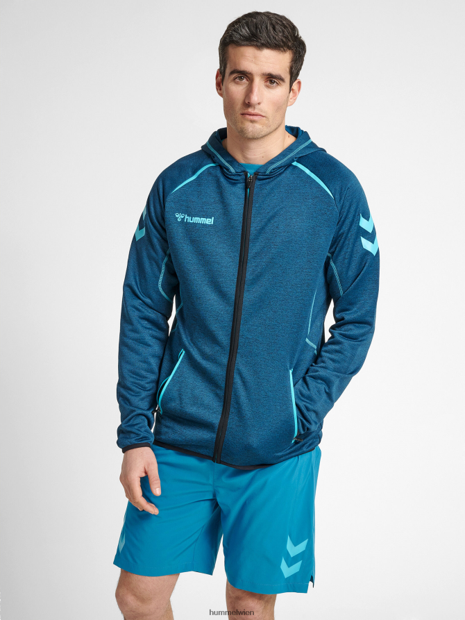 Hummel Männer hmlauthentic Pro Kapuzenpullover mit Reißverschluss 2FT6X81464 „Zip-Hoodie“