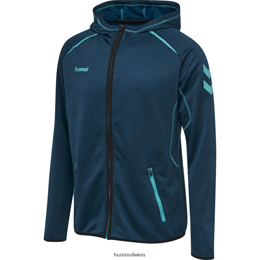 Hummel Männer hmlauthentic Pro Kapuzenpullover mit Reißverschluss 2FT6X81464 „Zip-Hoodie“