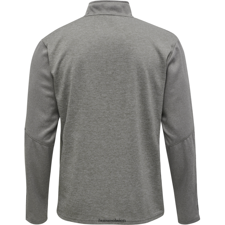 Hummel Männer hmlauthentic Sweatshirt mit halbem Reißverschluss 2FT6X81341 \Kleidung\