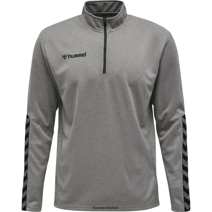 Hummel Männer hmlauthentic Sweatshirt mit halbem Reißverschluss 2FT6X81341 \Kleidung\