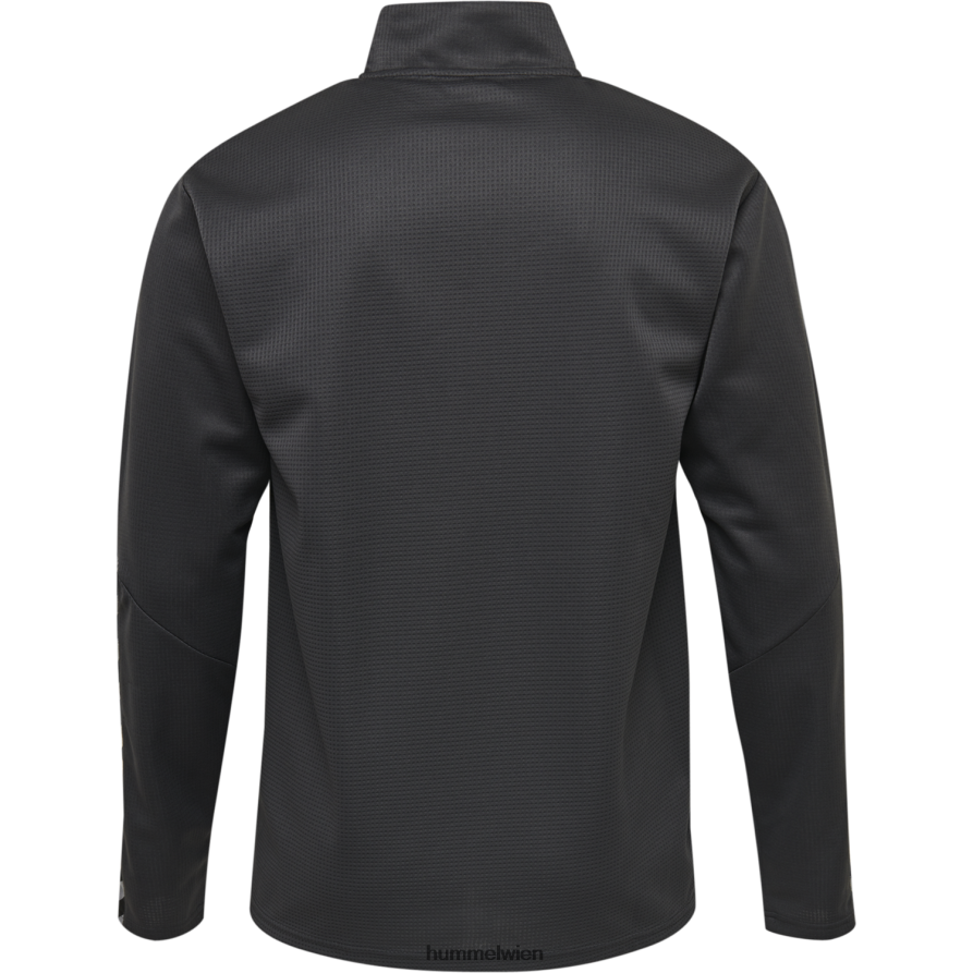 Hummel Männer hmlauthentic Sweatshirt mit halbem Reißverschluss 2FT6X81357 \Kleidung\