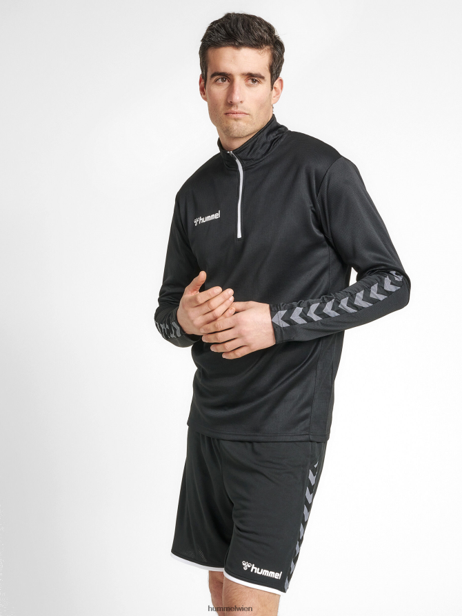 Hummel Männer hmlauthentic Sweatshirt mit halbem Reißverschluss 2FT6X81386 Kleidung