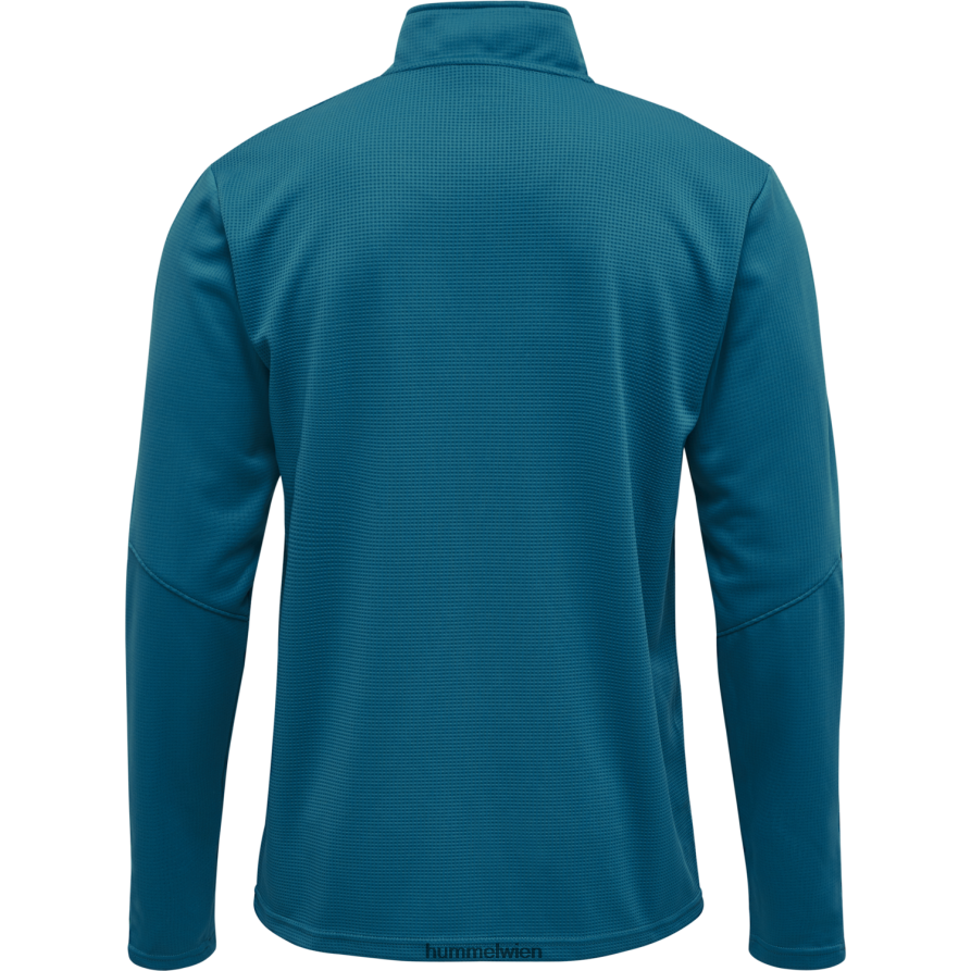 Hummel Männer hmlauthentic Sweatshirt mit halbem Reißverschluss 2FT6X81471 \Kleidung\