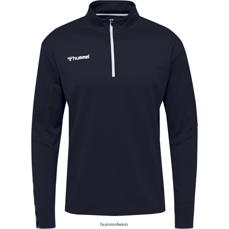 Hummel Männer hmlauthentic Sweatshirt mit halbem Reißverschluss 2FT6X81554 \Kleidung\