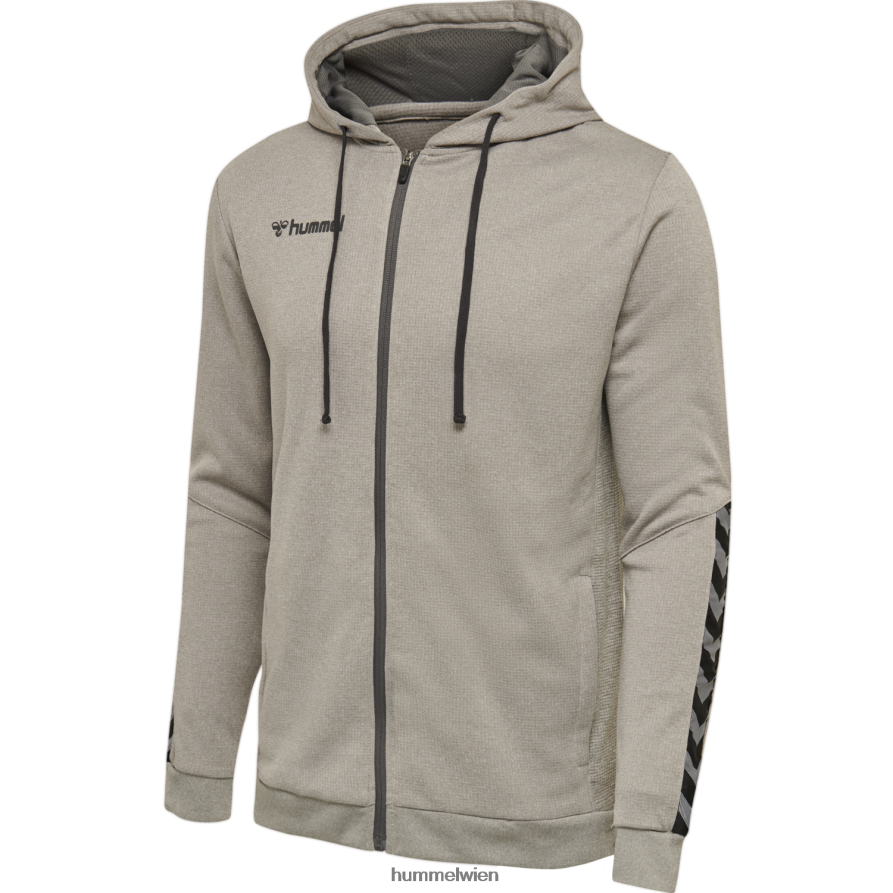 Hummel Männer hmlauthentischer Poly-Kapuzenpullover mit Reißverschluss 2FT6X81109 „Zip-Hoodie“