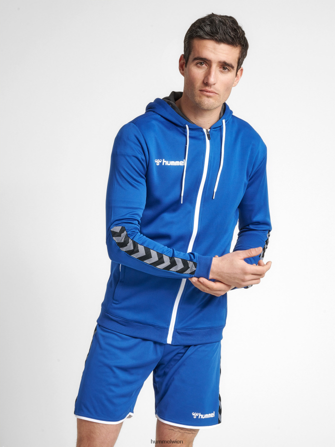 Hummel Männer hmlauthentischer Poly-Kapuzenpullover mit Reißverschluss 2FT6X81402 „Zip-Hoodie“