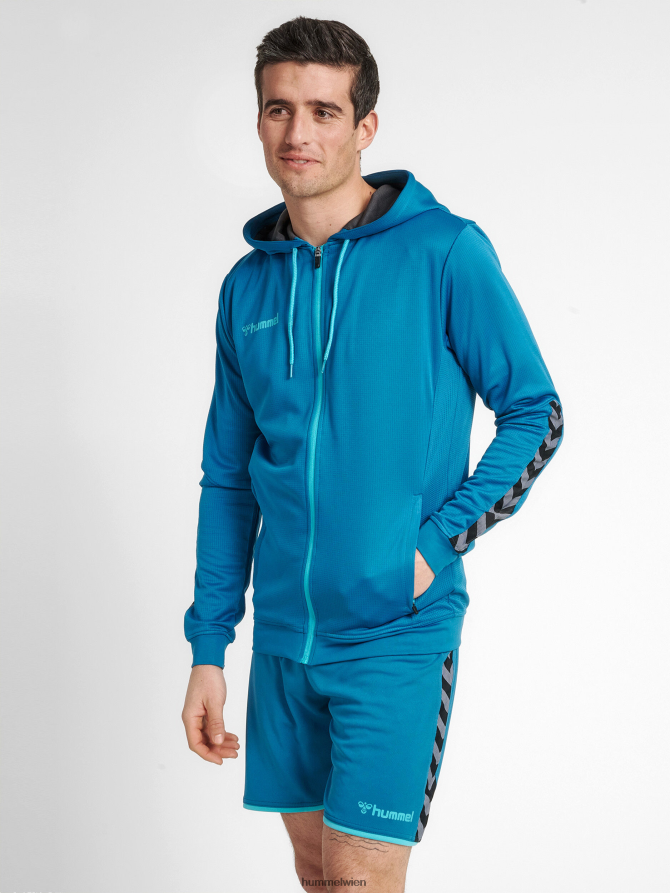 Hummel Männer hmlauthentischer Poly-Kapuzenpullover mit Reißverschluss 2FT6X81496 „Zip-Hoodie“