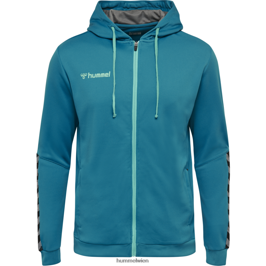 Hummel Männer hmlauthentischer Poly-Kapuzenpullover mit Reißverschluss 2FT6X81496 „Zip-Hoodie“