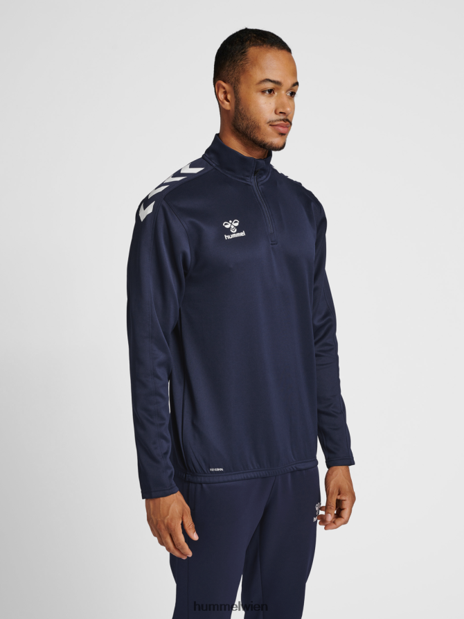 Hummel Männer hmlcore xk Poly-Sweatshirt mit halbem Reißverschluss 2FT6X81570 „Sweatshirt mit halbem Reißverschluss“