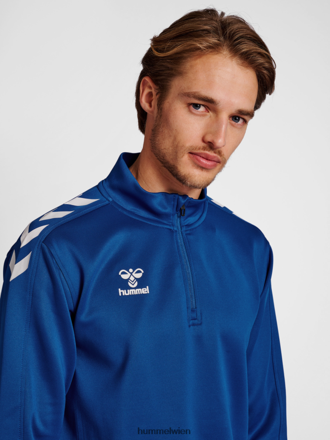 Hummel Männer hmlcore xk Poly-Sweatshirt mit halbem Reißverschluss 2FT6X8818 „Sweatshirt mit halbem Reißverschluss“