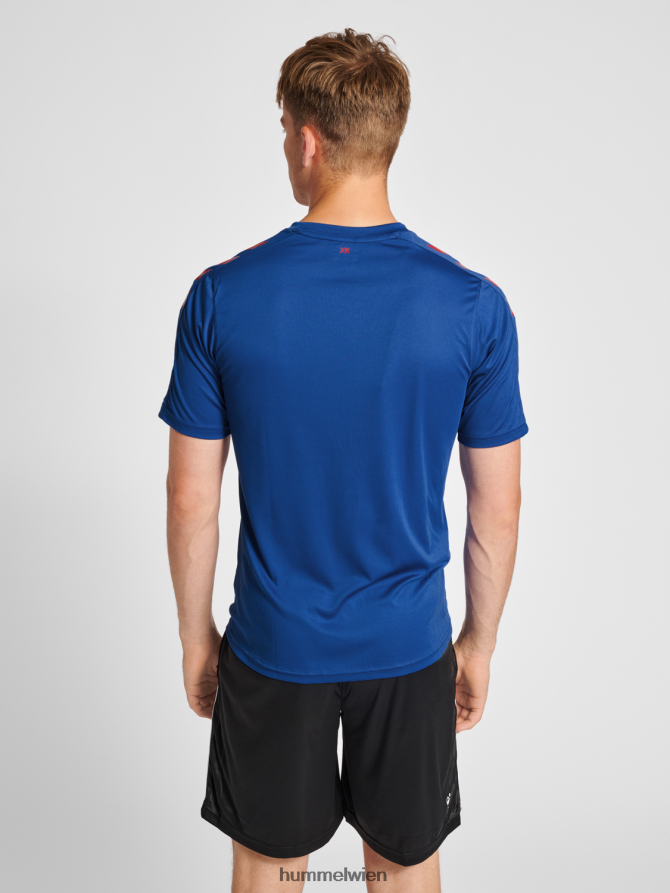 Hummel Männer hmlcore xk gestreiftes Trikot s/s 2FT6X8567 „Kurzarmtrikot“