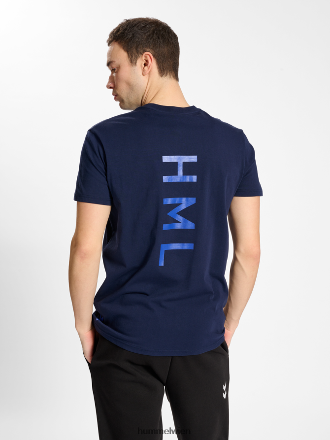 Hummel Männer hmlcourt Baumwoll-T-Shirt s/s 2FT6X8188 „leichtes sportliches T-Shirt“