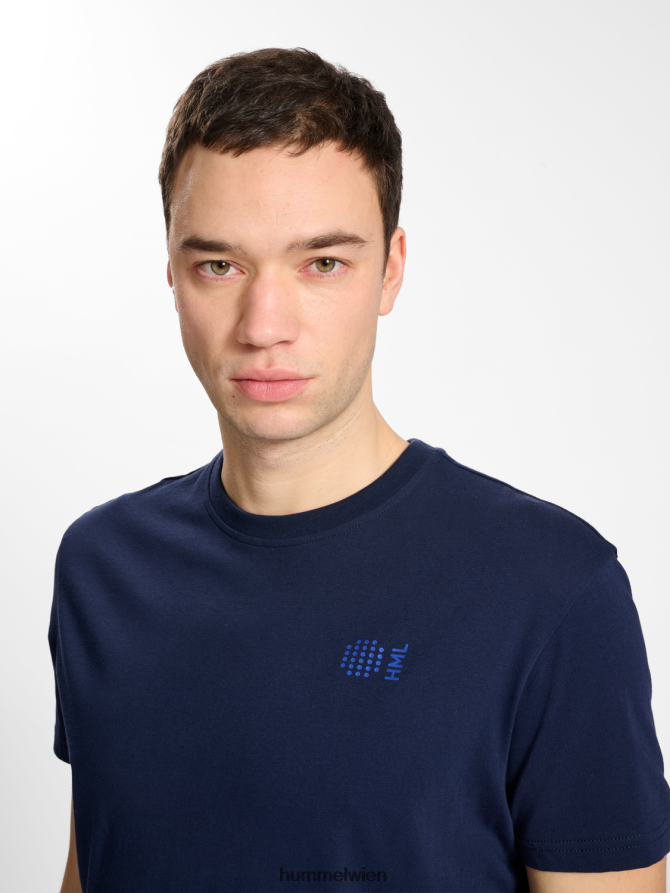 Hummel Männer hmlcourt Baumwoll-T-Shirt s/s 2FT6X8188 „leichtes sportliches T-Shirt“