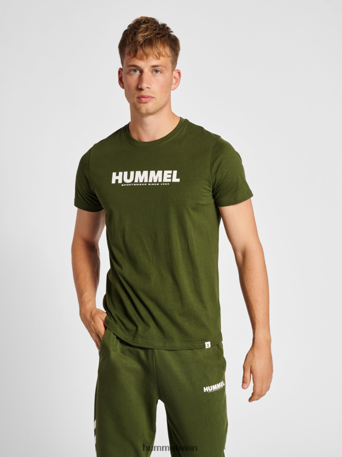 Hummel Männer hmlegacy T-Shirt 2FT6X8795 „Kurzarm-T-Shirt“