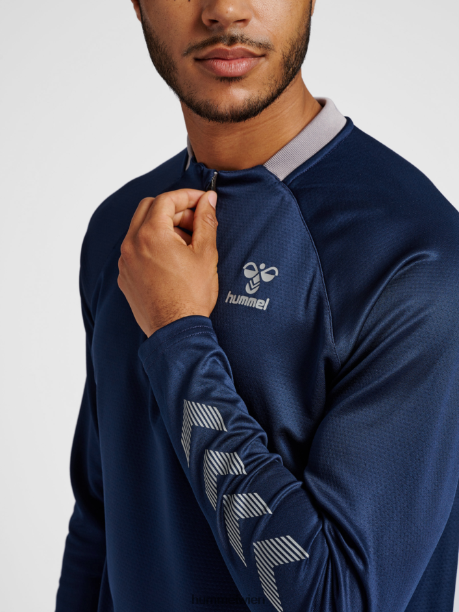 Hummel Männer hmlgg12 Action-Sweatshirt mit halbem Reißverschluss 2FT6X81262 „Sweatshirt mit halbem Reißverschluss“