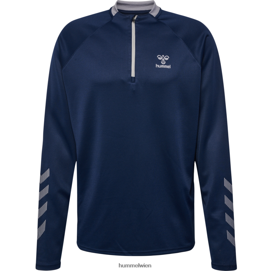 Hummel Männer hmlgg12 Action-Sweatshirt mit halbem Reißverschluss 2FT6X81262 „Sweatshirt mit halbem Reißverschluss“