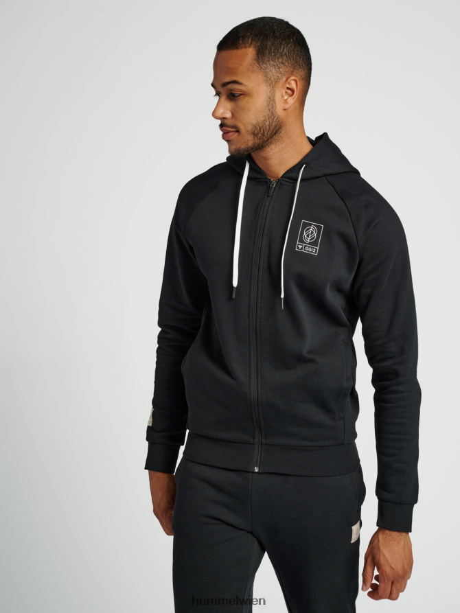 Hummel Männer hmlgg12 Sweat-Kapuzenpullover mit Reißverschluss 2FT6X81213 „Zip-Hoodie“