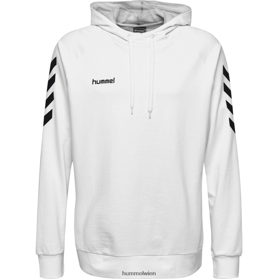 Hummel Männer hmlgo Baumwoll-Kapuzenpullover 2FT6X81625 „Hoodie mit Chevron-Ärmeln“