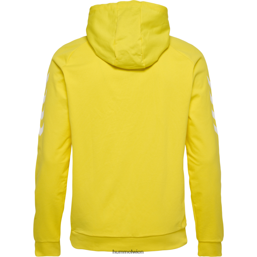 Hummel Männer hmlgo Baumwoll-Kapuzenpullover 2FT6X8745 „Hoodie mit Chevron-Ärmeln“