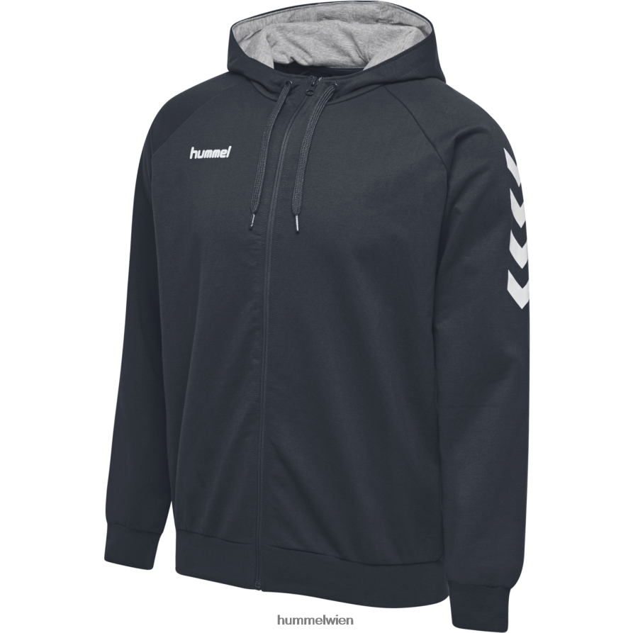 Hummel Männer hmlgo Baumwoll-Kapuzenpullover mit Reißverschluss 2FT6X81576 Kleidung