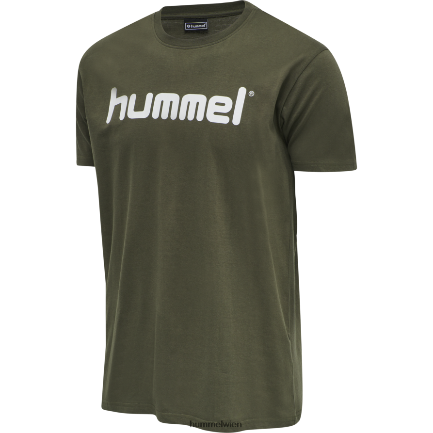 Hummel Männer hmlgo Baumwoll-Logo-T-Shirt s/s 2FT6X81596 Kleidung