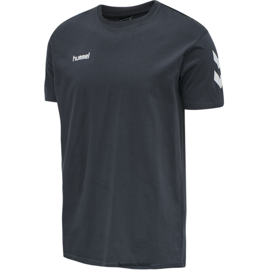 Hummel Männer hmlgo Baumwoll-T-Shirt s/s 2FT6X81626 „Baumwoll-T-Shirt mit Chevrons“