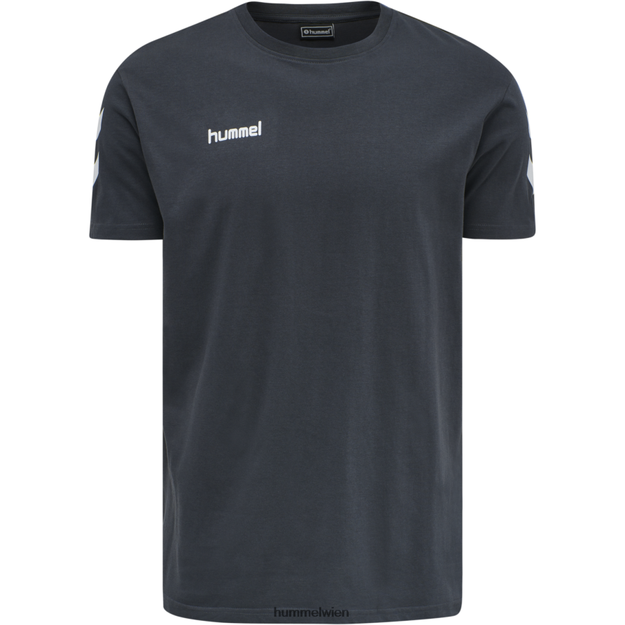 Hummel Männer hmlgo Baumwoll-T-Shirt s/s 2FT6X81626 „Baumwoll-T-Shirt mit Chevrons“