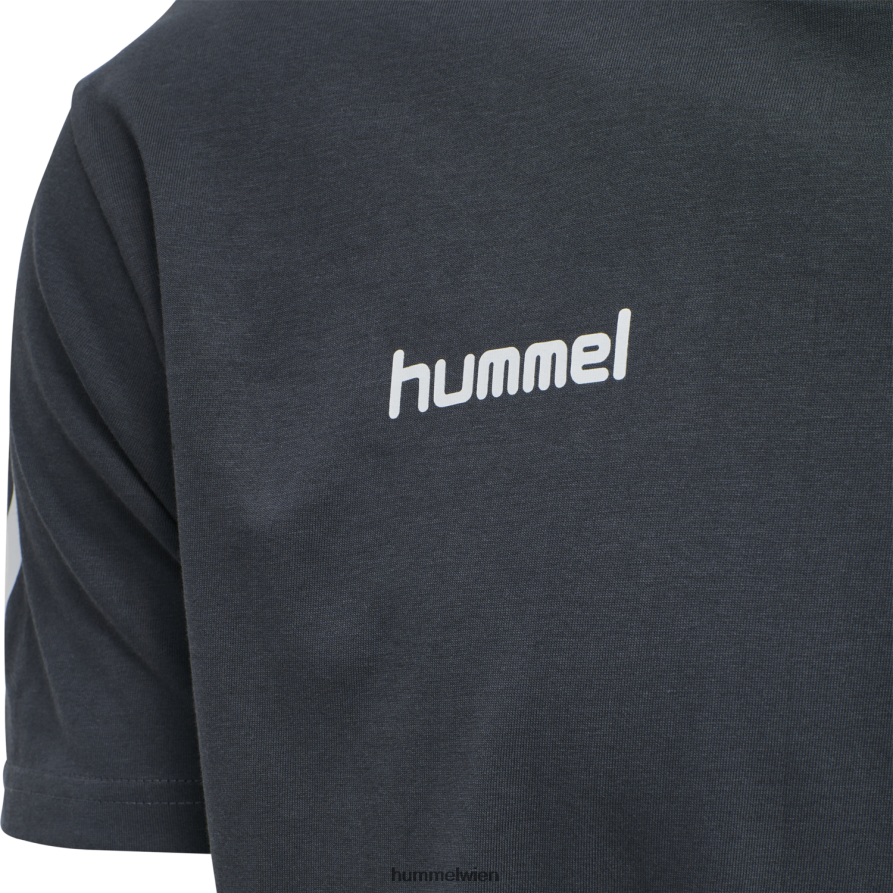 Hummel Männer hmlgo Baumwoll-T-Shirt s/s 2FT6X81626 „Baumwoll-T-Shirt mit Chevrons“