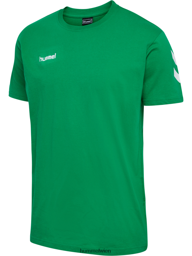 Hummel Männer hmlgo Baumwoll-T-Shirt s/s 2FT6X8658 „Baumwoll-T-Shirt mit Chevrons“