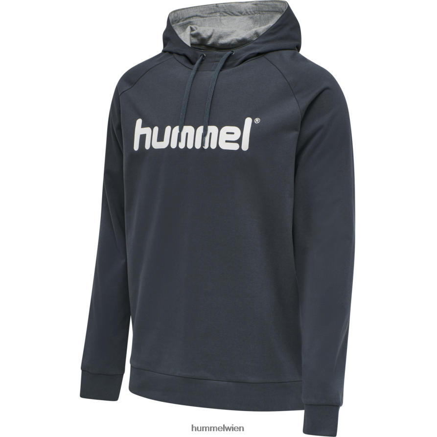 Hummel Männer hmlgo Kapuzenpullover aus Baumwolle mit Logo 2FT6X81392 „Hoodie mit großem Logo-Print“