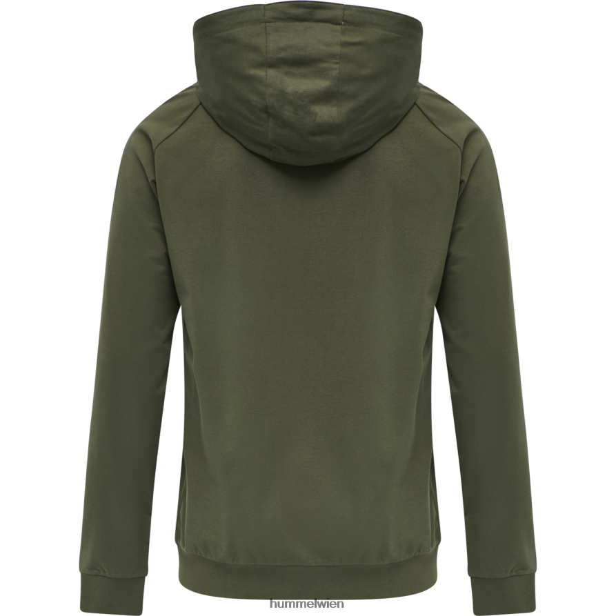 Hummel Männer hmlgo Kapuzenpullover aus Baumwolle mit Logo 2FT6X81448 „Hoodie mit großem Logo-Print“