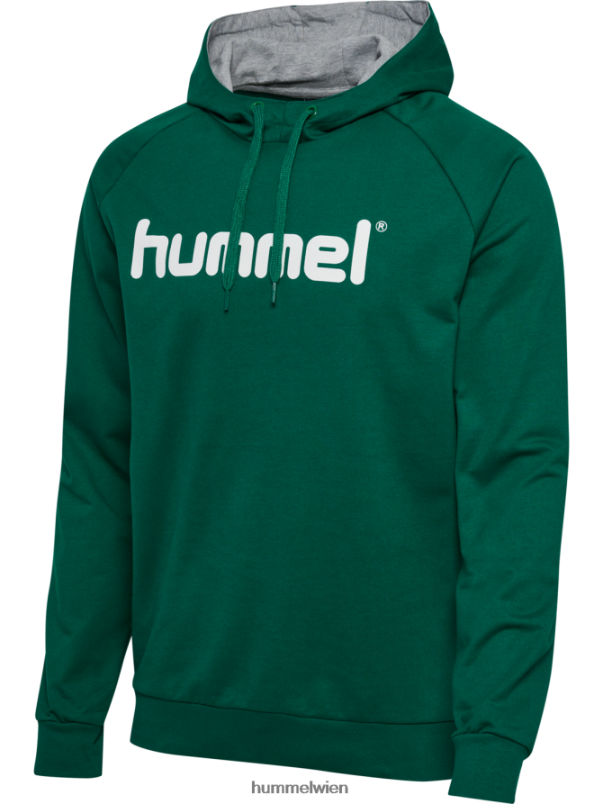 Hummel Männer hmlgo Kapuzenpullover aus Baumwolle mit Logo 2FT6X81466 „Hoodie mit großem Logo-Print“