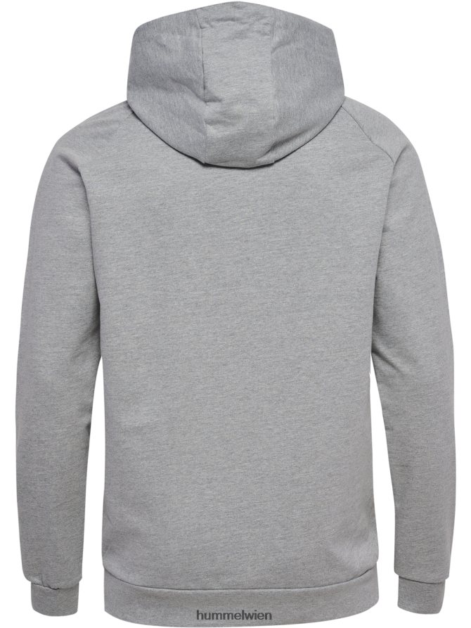 Hummel Männer hmlgo Kapuzenpullover aus Baumwolle mit Logo 2FT6X81546 „Hoodie mit großem Logo-Print“
