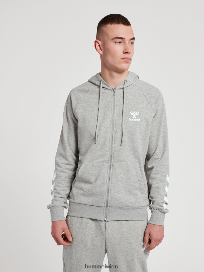 Hummel Männer hmlisam 20 Kapuzenpullover mit Reißverschluss 2FT6X8708 „Zip-Hoodie“