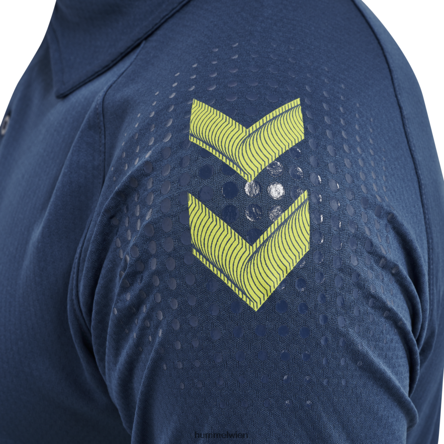 Hummel Männer hmllead Funktionspolo 2FT6X81254 „Mesh-Poloshirt“