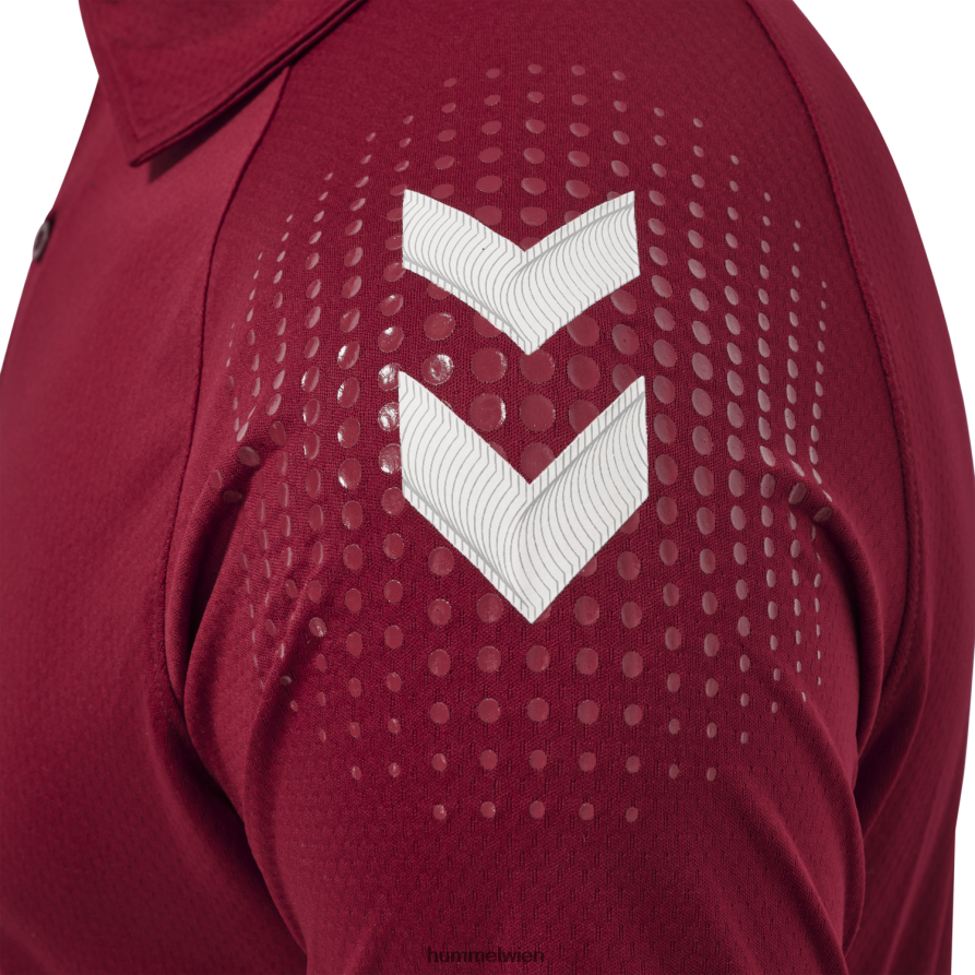 Hummel Männer hmllead Funktionspolo 2FT6X81396 „Mesh-Poloshirt“