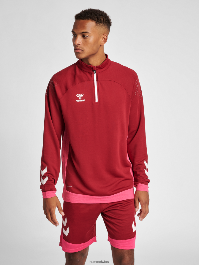 Hummel Männer hmllead halber Reißverschluss 2FT6X81283 „Jacke mit halbem Reißverschluss“