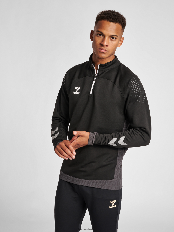 Hummel Männer hmllead halber Reißverschluss 2FT6X81416 „Jacke mit halbem Reißverschluss“