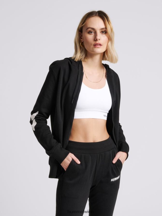 Hummel Männer hmllegacy Kapuzenpullover mit Reißverschluss 2FT6X81605 „Zip-Hoodie“