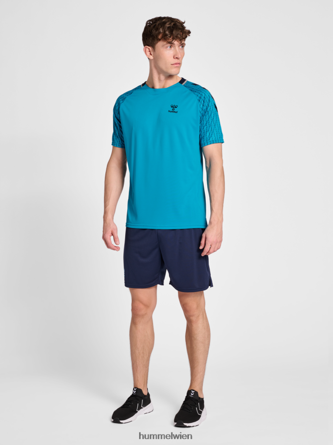 Hummel Männer hmlongrid Poly Jersey s/s 2FT6X8815 „Kurzarmtrikot“