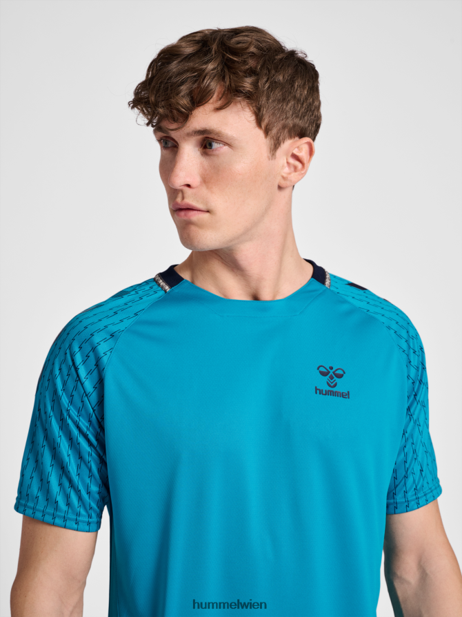 Hummel Männer hmlongrid Poly Jersey s/s 2FT6X8815 „Kurzarmtrikot“