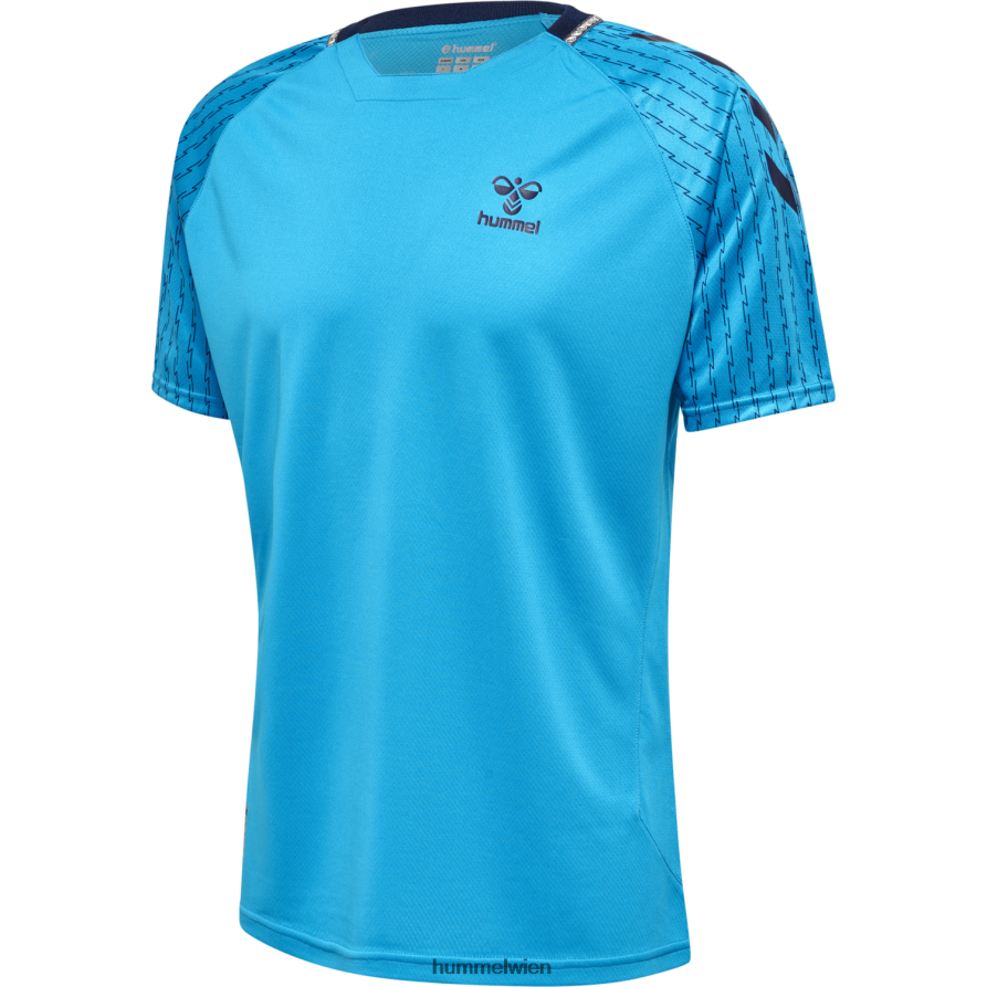 Hummel Männer hmlongrid Poly Jersey s/s 2FT6X8815 „Kurzarmtrikot“