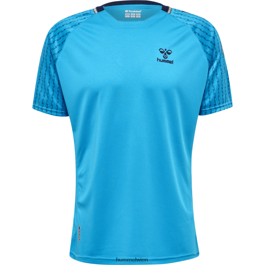 Hummel Männer hmlongrid Poly Jersey s/s 2FT6X8815 „Kurzarmtrikot“