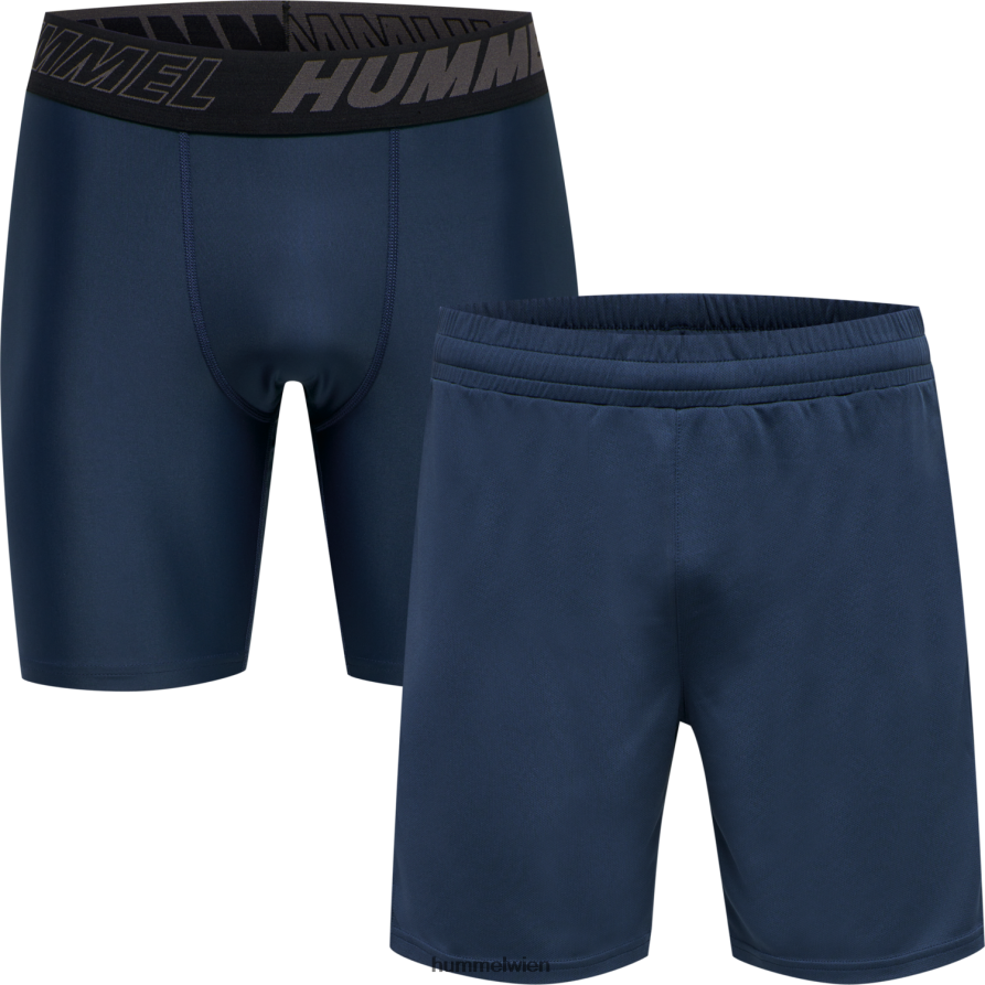 Hummel Männer hmlte topaz 2er-Pack Shorts-Set 2FT6X8626 „2er-Pack Shorts-Set“