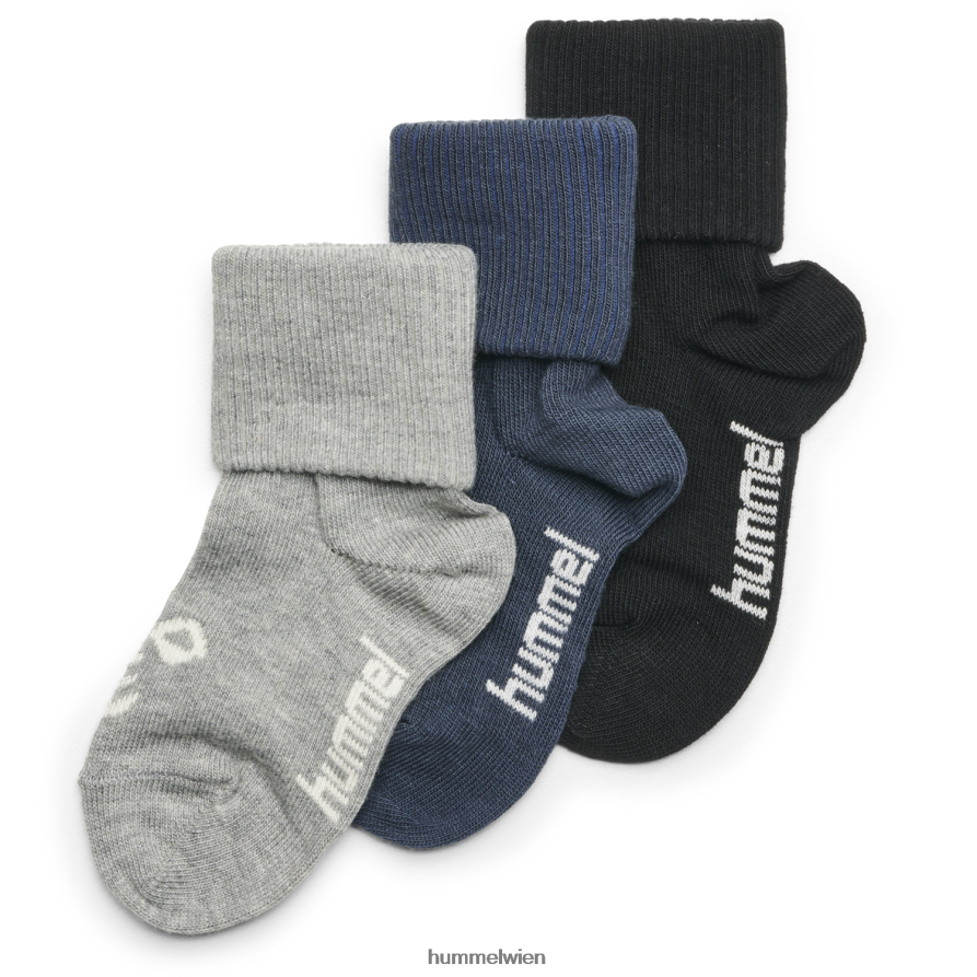 Hummel unisex Sora 3er-Pack Socke 2FT6X84639 „Socken für Kinder“