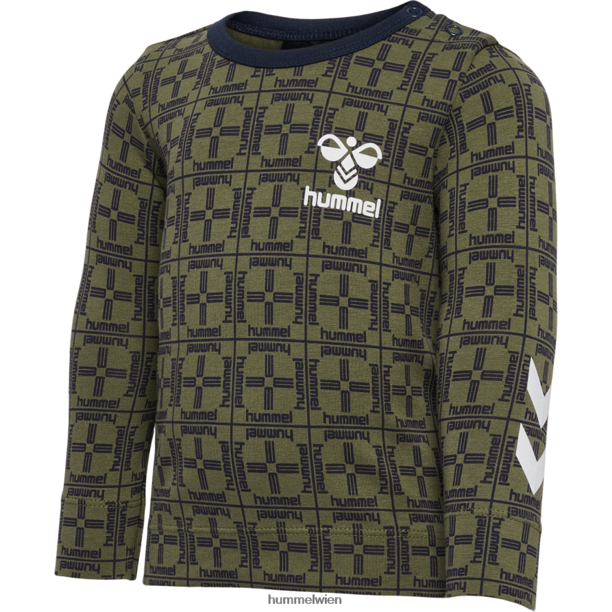 Hummel unisex hmlcheck T-Shirt l/s 2FT6X84142 langärmliges T-Shirt