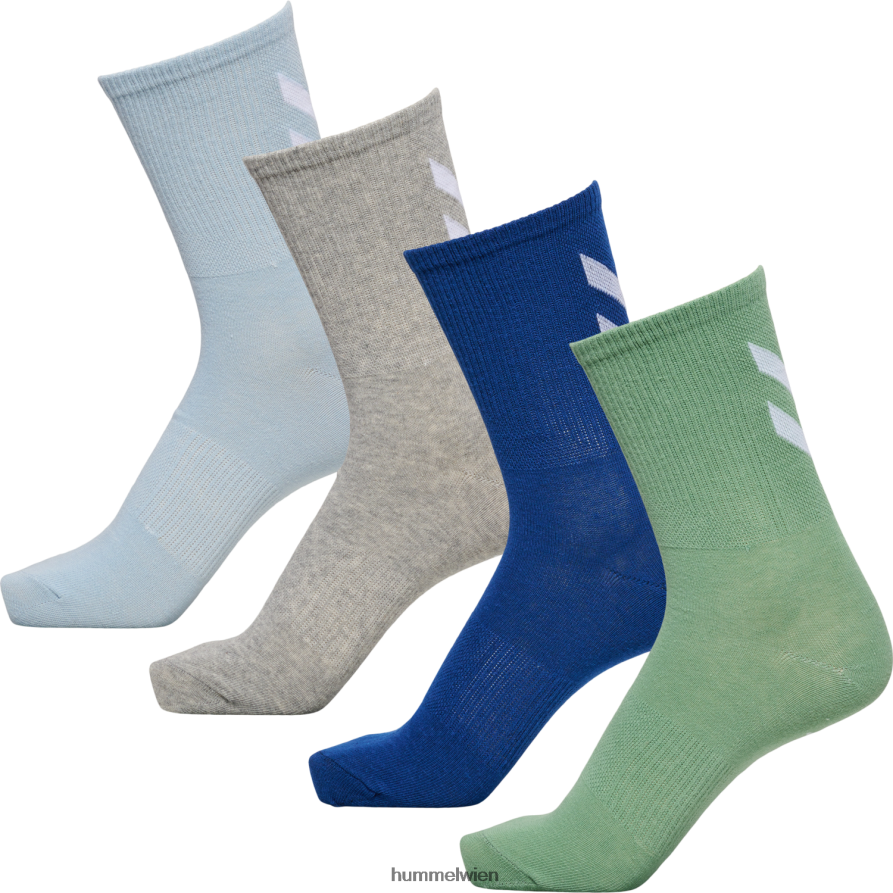Hummel unisex hmlchevron col 4er-Pack Sockenmischung 2FT6X83 „4er-Pack Socken“