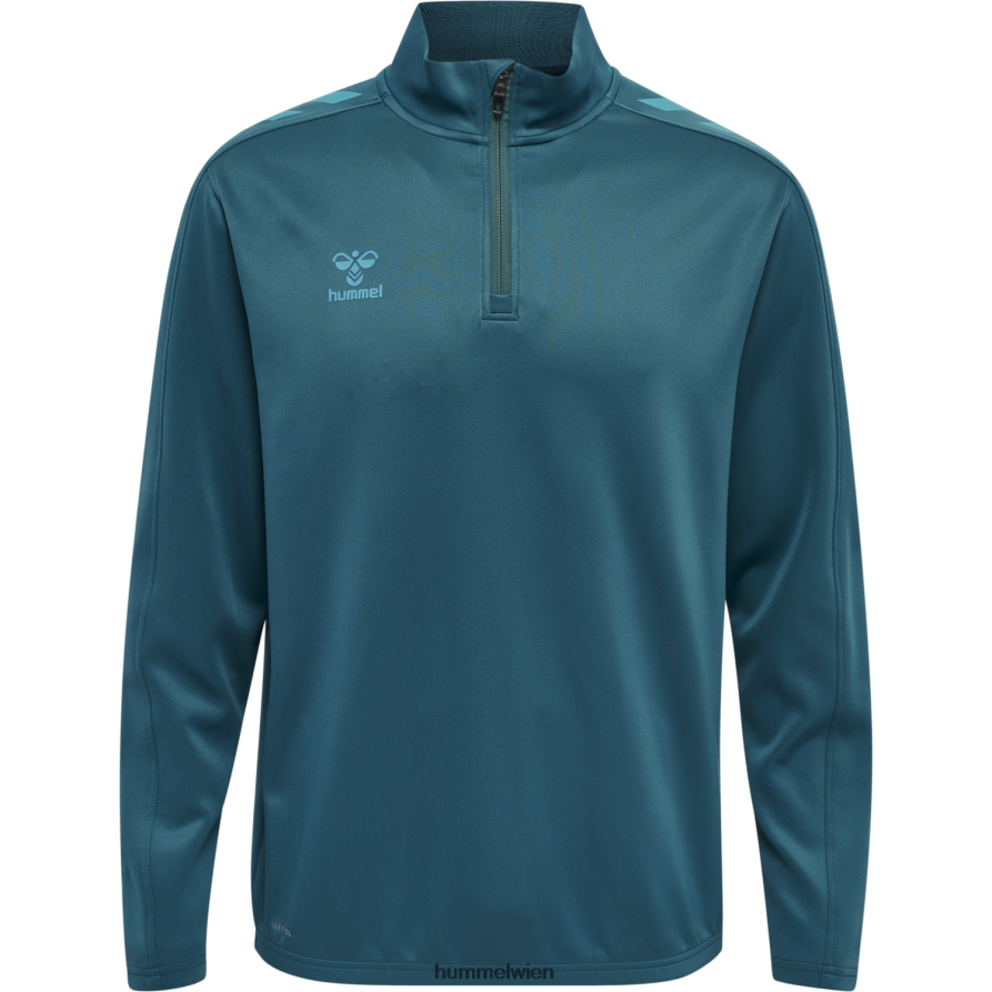 Hummel unisex hmlcore xk Poly-Sweatshirt mit halbem Reißverschluss 2FT6X82103 „Sweatshirt mit halbem Reißverschluss“